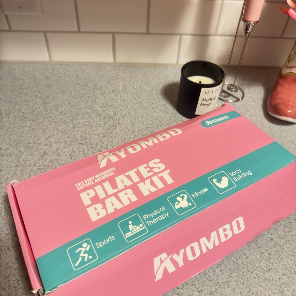 Pink Pilates Bar Kit